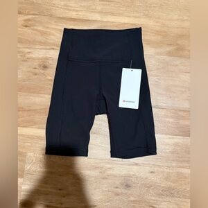 lululemon athletica Black Ribbed Contour HR Shorts